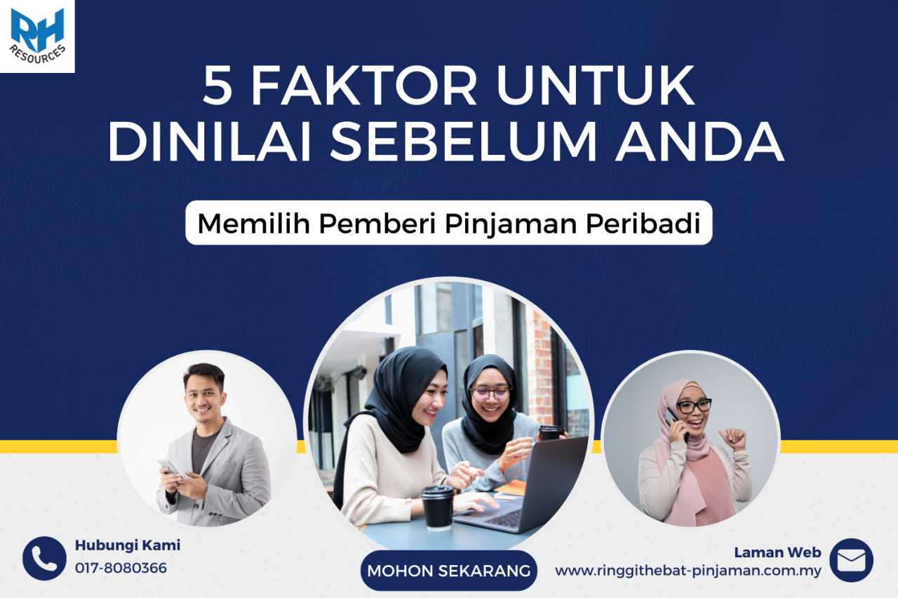 5 Faktor untuk Dinilai Sebelum Memilih Pemberi Pinjaman Peribadi ...