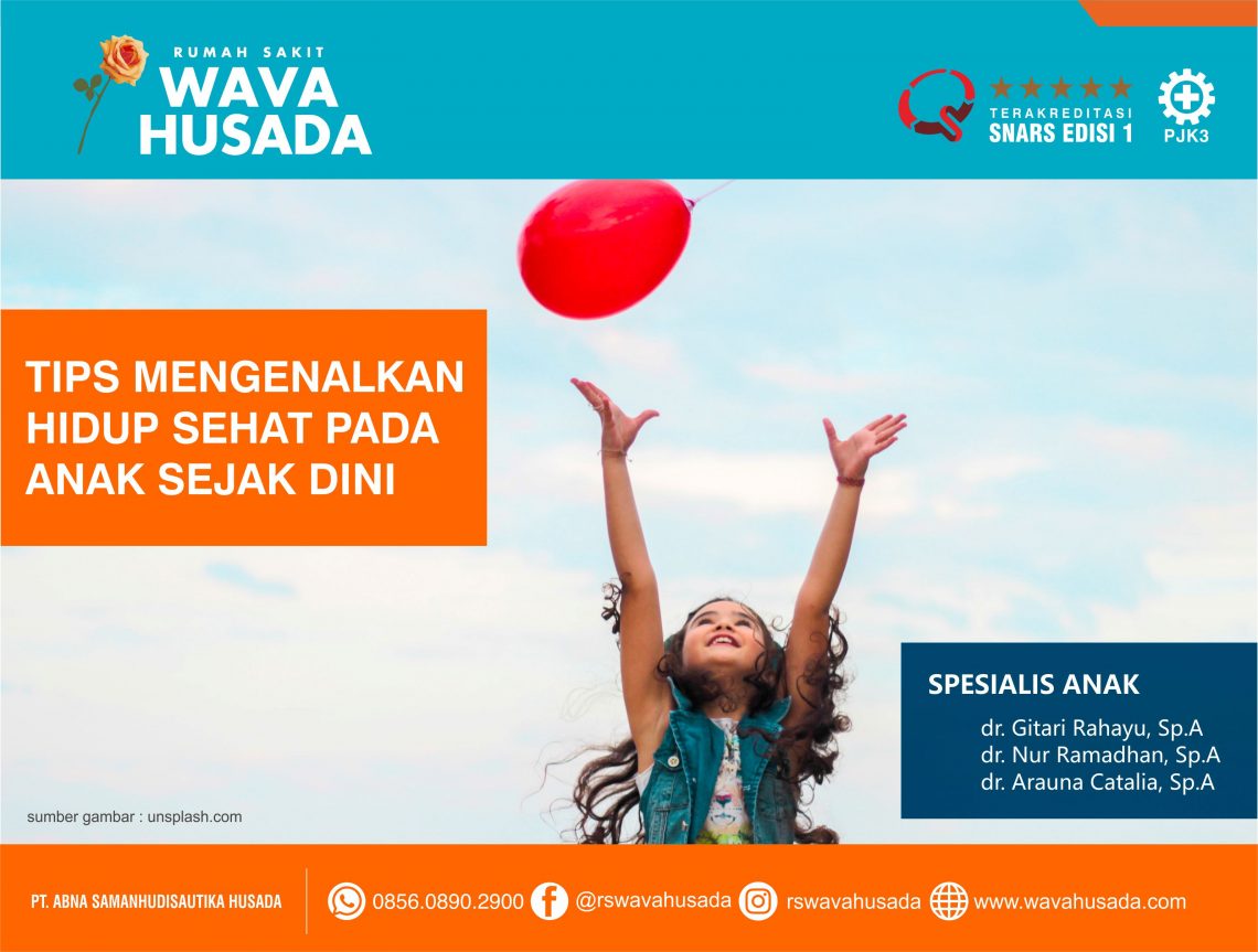 Gratis desain contoh pola hidup sehat - Canva